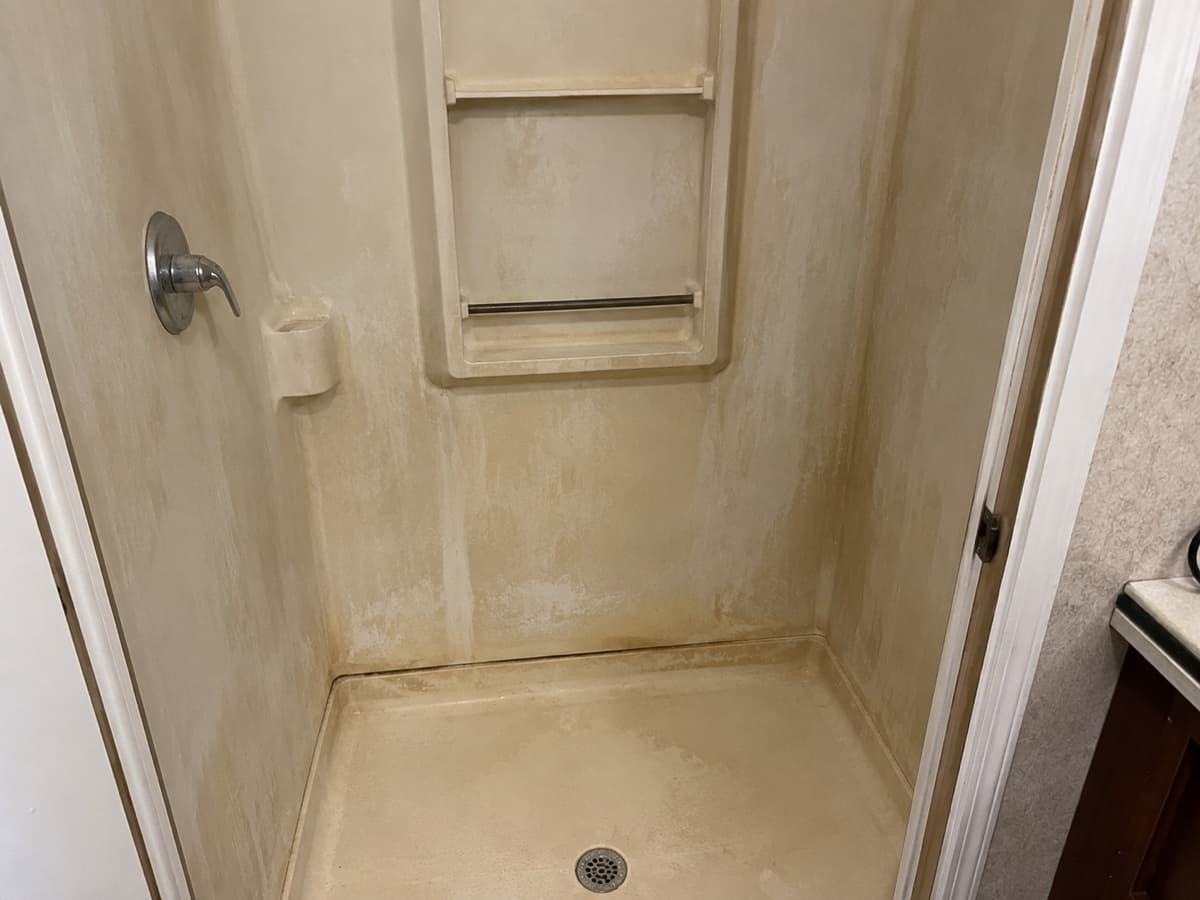 Shower before glazing or replacement — Indiana Flow Indianapolis
